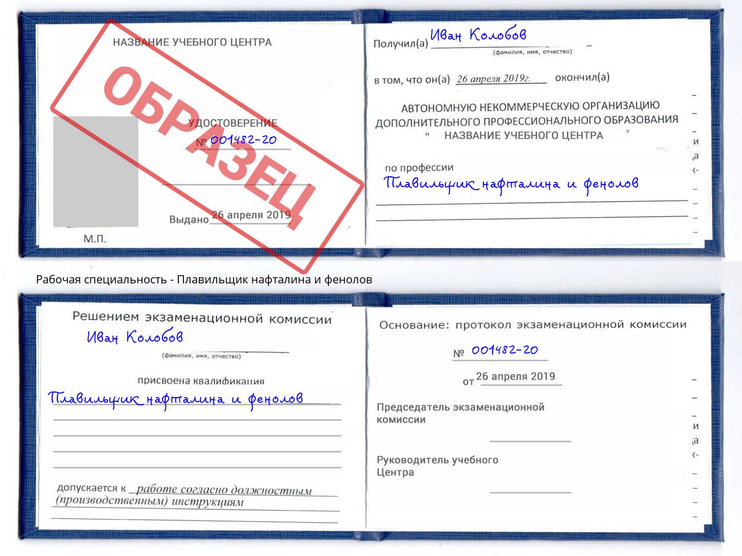 Плавильщик нафталина и фенолов Кызыл